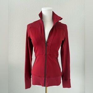 Lululemon Red Zip Up Jacket - Size 4 - Never Worn - Excellent Condition